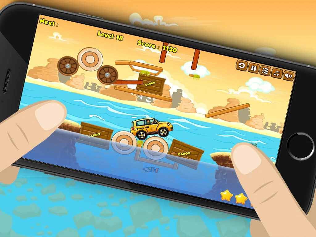 Build River Wooden Bridge screenshot