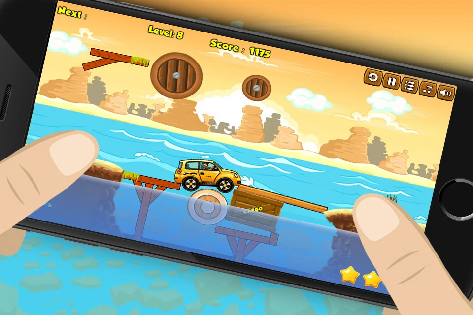 Build River Wooden Bridge screenshot