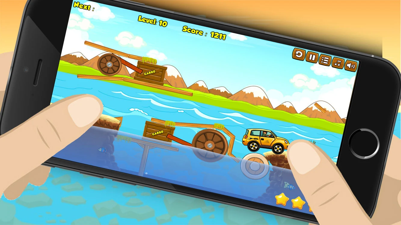 Build River Wooden Bridge screenshot