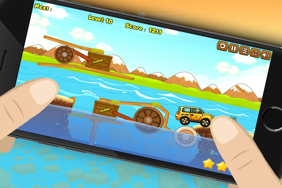 Build River Wooden Bridge screenshot